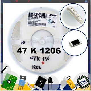 47K Ohm 1206 ±1% 250 mW  CR32-4702-FL  ASJ 1-B1-10 (ขายยกแพ็ค 1 แพ็ค มี 100 ชิ้น)