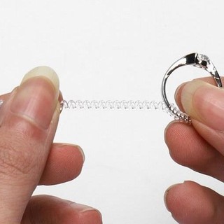 ภาพขนาดย่อของภาพหน้าปกสินค้าลด25.- ลดไซส์แหวน ซิลิโคนเกลียวลดไซส์แหวน แหวนหลวมปรับให้พอดี จากร้าน bbkkp บน Shopee ภาพที่ 3