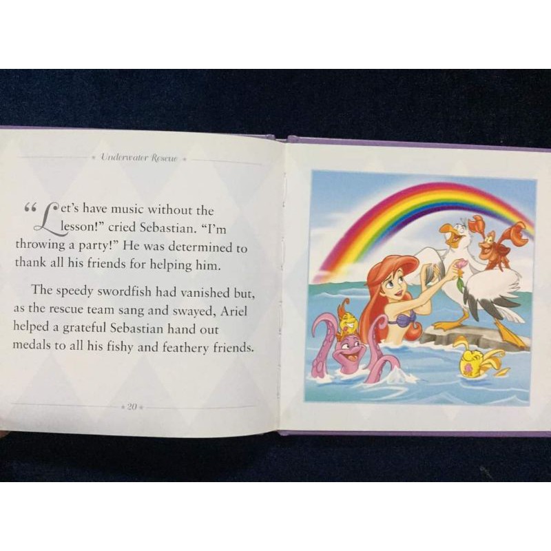 หนังสือ-เด็ก-ภาษาอังกฤษ-disney-princess-เล่มเล็กปกไดคัท-หัวใจ