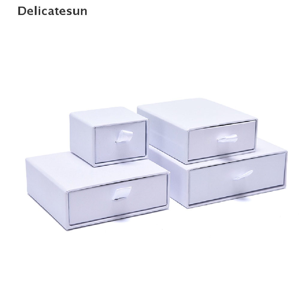 delicatesun-กล่องกระดาษ-สีขาว-สําหรับใส่เครื่องประดับ-ต่างหู