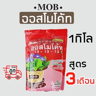 ภาพหน้าปกสินค้าMOB ออสโมโค้ท (Osmocote) สูตร 13-13-13 ปุ๋ยละลายช้า สูตร 3 เดือน ขนาด 1กิโลกรัม ออสโมโค้ด ออสโมโคด มัลติเทค ที่เกี่ยวข้อง