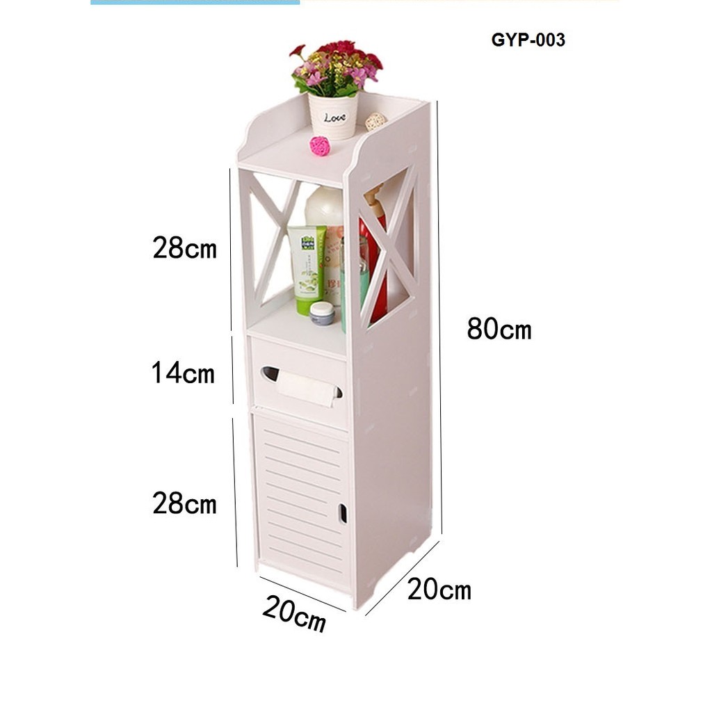 ชั้นวางของ3ชั้น-เฟอร์นิเจอร์กันน้ำ-ชั้นวางตกแต่งห้องอเนกประสงค์