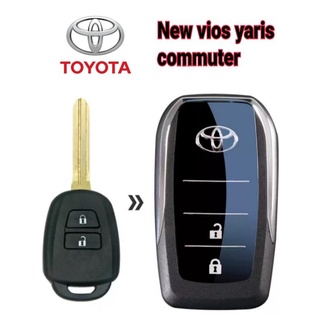 สินค้า กรอบกุญแจพับToyota New vios yaris commuter