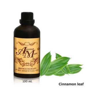 Aroma&amp;More Cinnamon Leaf Essential Oil 100% /น้ำมันหอมระเหยใบอบเชย / Sri Lanka 100ML