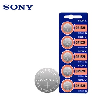 ของแท้ CR1620 ถ่านกระดุม Sony รุ่น CR1620 3V Lithium Battery พร้อมส่ง (1 Pack มี 5 pcs)