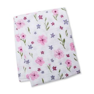 Lulujo ผ้าอ้อมมัสลินคอตตอน Cotton Muslin Swaddle - Lovely Floral