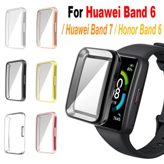 ภาพหน้าปกสินค้าเคสซิลิโคน อุปกรณ์เสริม สําหรับ Huawei Band 6 / Huawei Band 7 / Honor Band 6 ที่เกี่ยวข้อง