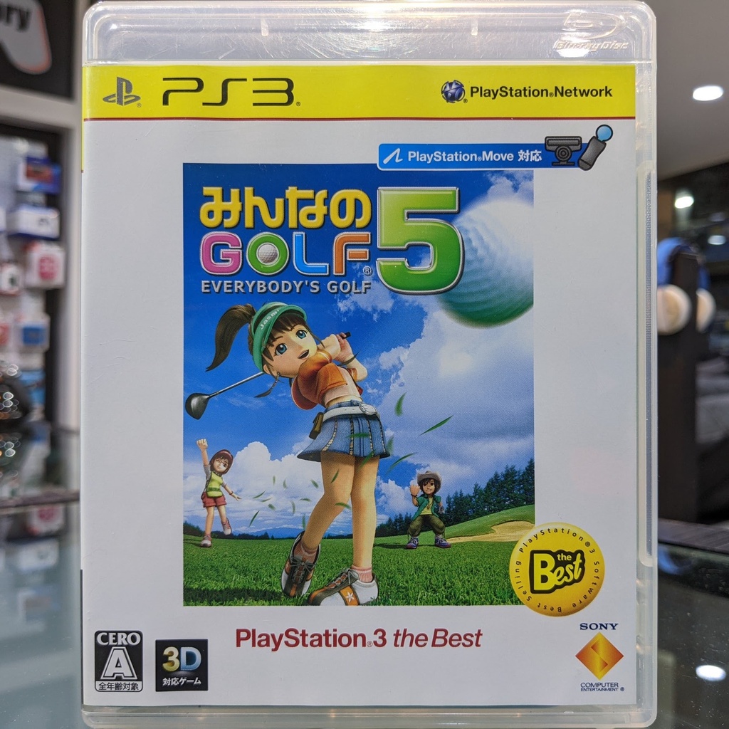 (ภาษาญี่ปุ่น) มือ2 PS3 Everybody's Golf 5 เกมPS3 แผ่นPS3 (ใช้ PS Move