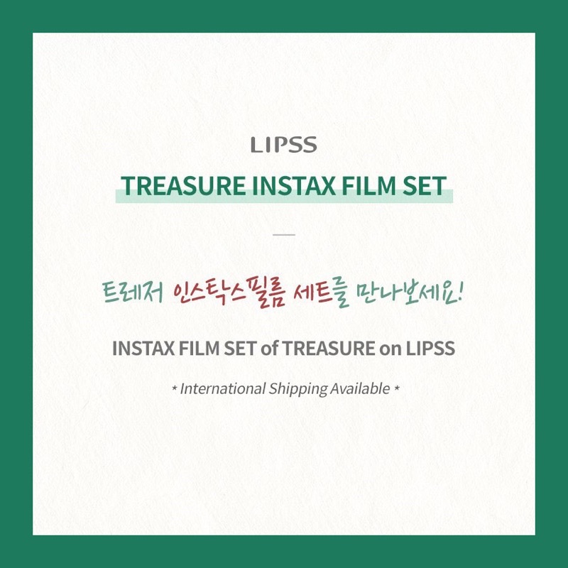 treasure-2021-summer-camp-instax-film-set-volume-ระบุ-ver-ของใหม่ไม่แกะนะคะ