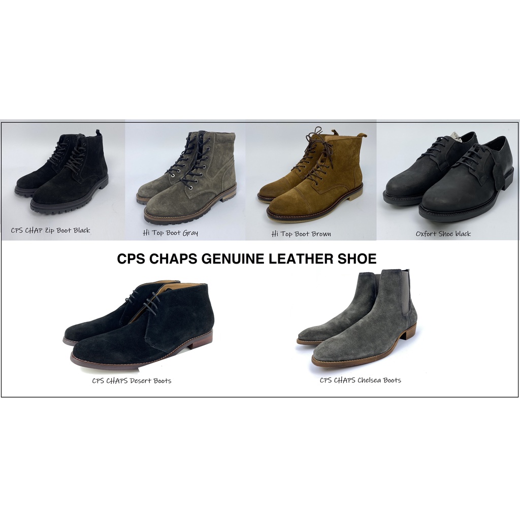 ภาพหน้าปกสินค้าCPS CHAPS รองเท้าบูทหนัง Chelsea Boost, Desert Boots และ Oxford Shoe ของ ป้าย Shop size 40 - 44