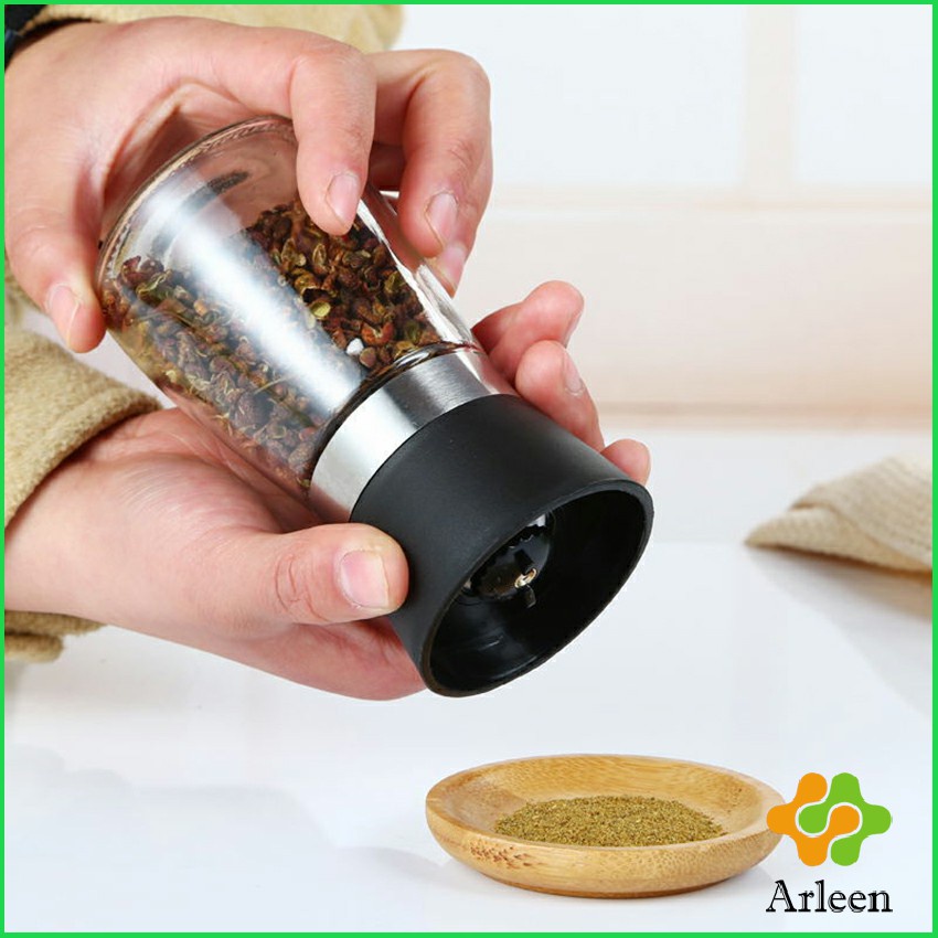 arleen-ขวดบดเครื่องเทศ-ขวดบดด้วยมือ-มีให้เลือก-2-แบบ-ขวดแก้ว-เครื่องมือบดเครื่องเทศ-pepper-grinder