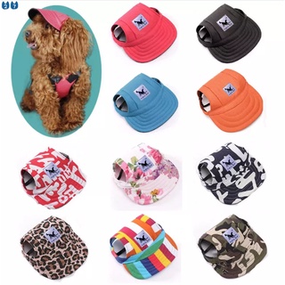 『27Pets』Fashion Pet Hat Baseball Cap Windproof Travel Sports Sun Hats for Cats Outdoor Accessories