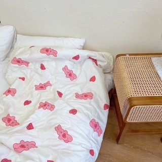 พร้อมส่ง💓 ผ้าห่ม ผ้านวม ลายกระต่าย น่ารักมากๆ สไตล์เกาหลี เหมาะสำหรับคลุมตัว แต่งห้อง เพิ่มสีสันให้ห้องนอน