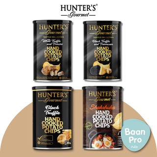 ฮันเตอร์กรูเมทมันฝรั่งแผ่นทอดกรอบ Hunter’s Gourmet Hand Cooked Potato Chips 150 กรัม