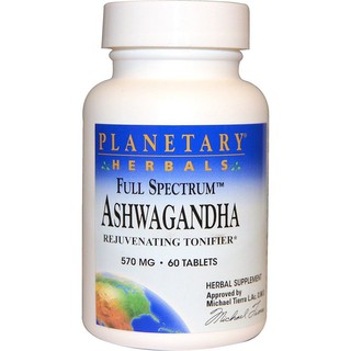 ภาพหน้าปกสินค้าโสมอินเดีย Planetary Herbals, Full Spectrum Ashwagandha, 570 mg, 60 เม็ด ของแท้จากอเมริกา ซึ่งคุณอาจชอบสินค้านี้