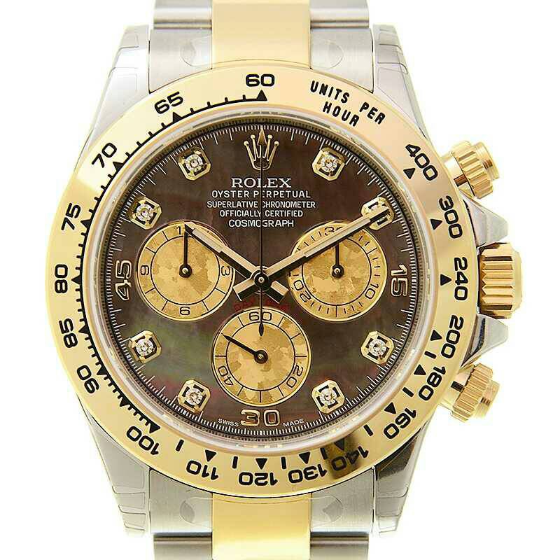 rolex-rolex-daytona-gold-black-fritillaria-นาฬิกาผู้ชายกลไกอัตโนมัติ-116503ng