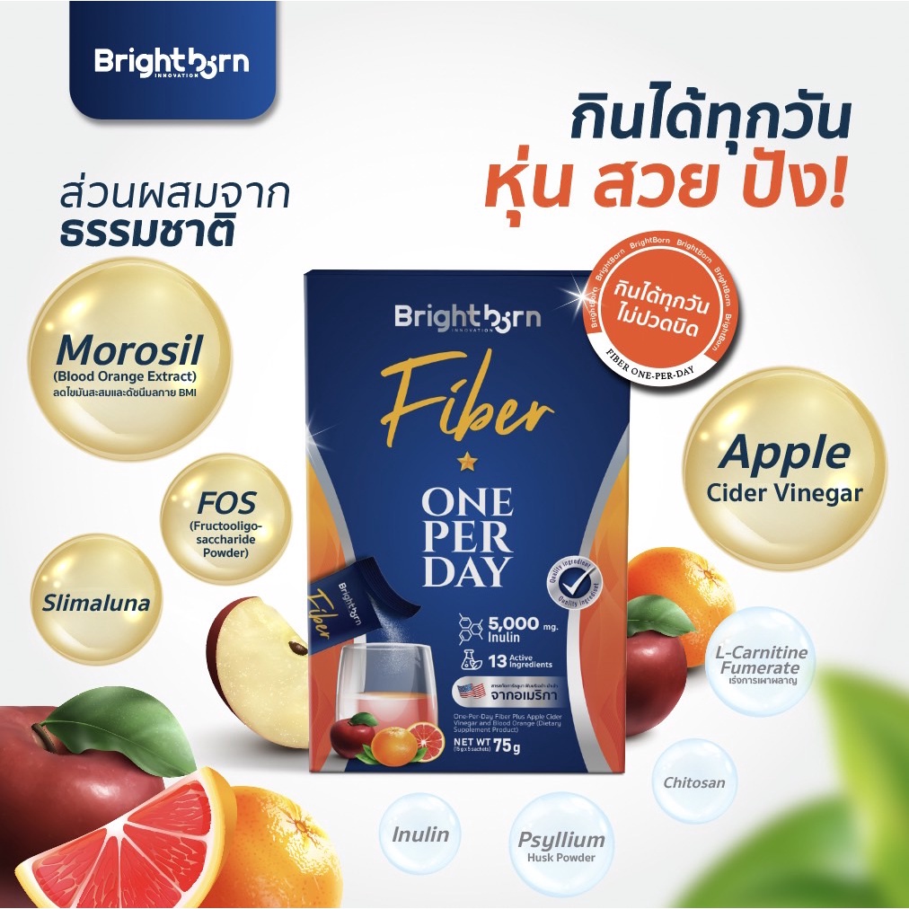 15dd11-ลด-15-ไฟเบอร์-2-กล่อง-brightborn-fiber-ไฟเบอร์-ขับถ่าย-ทำความสะอาดลำไส้-ลดไขมันสะสม-ลดรอบเอว-ลดน้ำหนัก