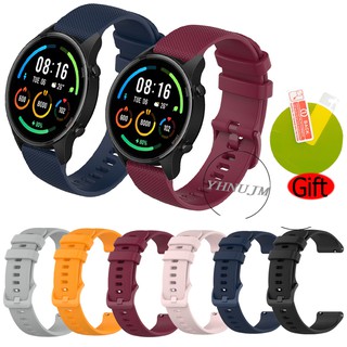 สินค้า สายนาฬิกาข้อมืออัจฉริยะ แบบซิลิโคน อุปกรณ์เสริม สำหรับ Xiaomi Mi Watch 2020 case tpu xiaomi watch color 2 watch band