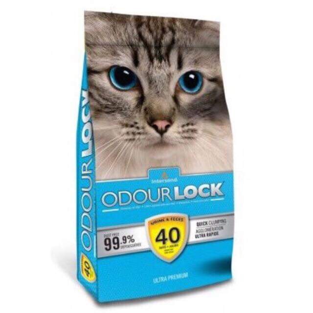ภาพสินค้าส่งฟรี* Odour Lock ทรายแมว อัลตราพรีเมี่ยม 12kg. จากร้าน petmart88 บน Shopee ภาพที่ 1