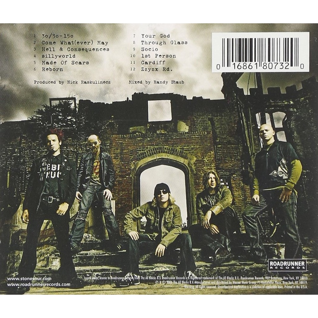 ซีดีเพลง-cd-stone-sour-2006-come-what-ever-may-ในราคาพิเศษสุดเพียง159บาท