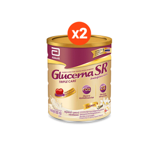 โปรโมชั่น : ขายดี Glucerna SR กลูเซอนา เอสอาร์ กลิ่นวานิลลา 800g 2 กระป๋อง Glucerna SR Vanilla 800g x2 สำหรับผู้ป่วยเบาหวาน