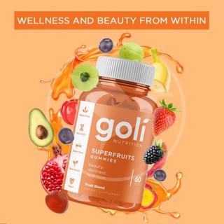 ภาพหน้าปกสินค้า💫พร้อมส่ง💫 EXP 02/2023 Goli Nutrition, Superfruits Vitamin, 60 Counts- with Collagen-Enhancing Ingredients ที่เกี่ยวข้อง
