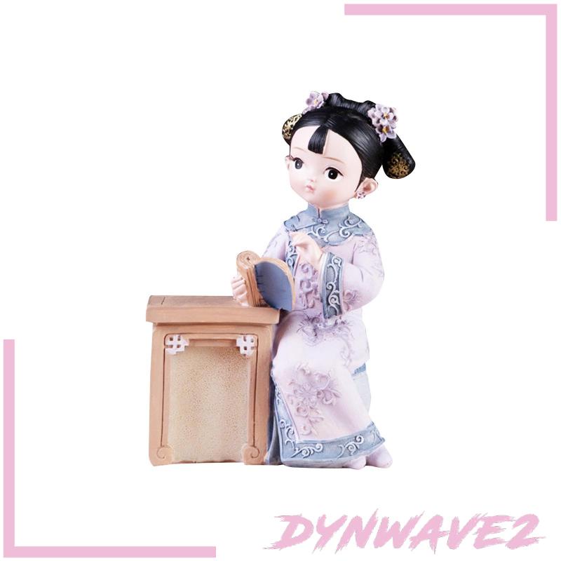 dynwave2-ฟิกเกอร์เรซิ่น-รูปปั้นตุ๊กตาผู้หญิง-สไตล์จีนโบราณ-สําหรับเก็บสะสม-ตกแต่ง