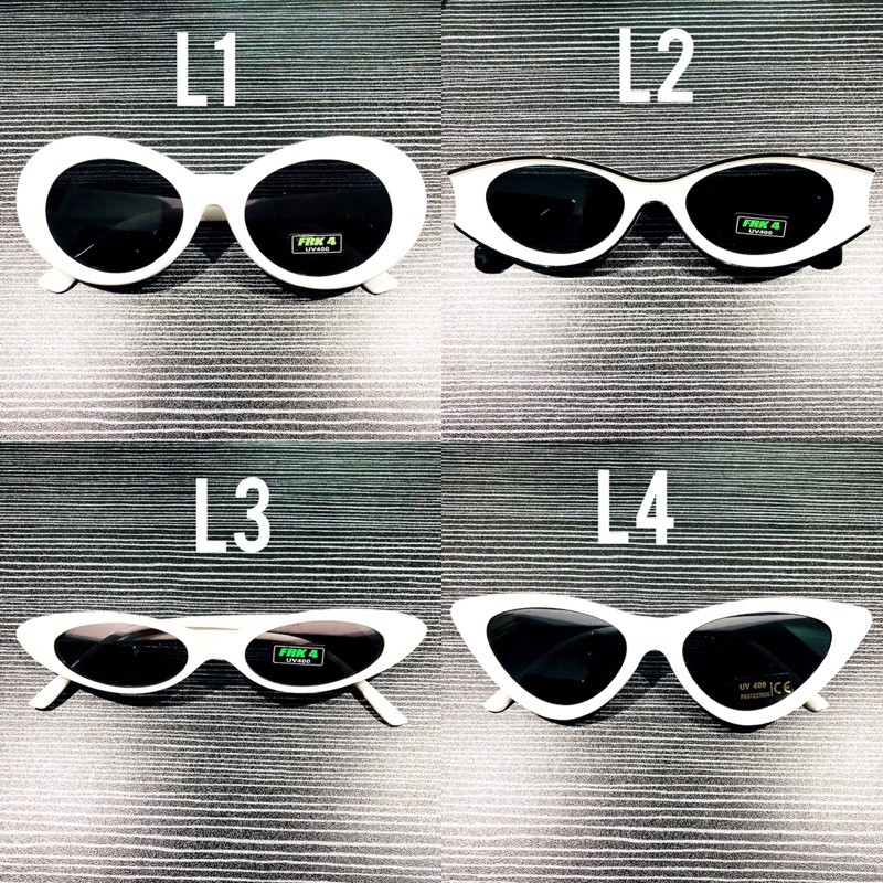 แว่นวินเทจแว่นตาแฟชั่นกันแดด-แว่นตาทรงวินเทจ90s