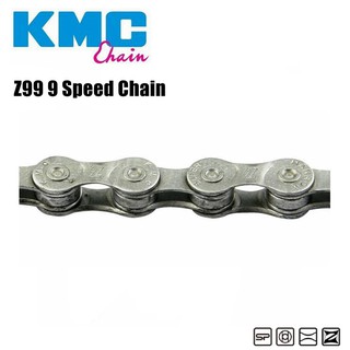 116 L KMC Original Z 99 9 S 9 Speed MTB โซ่ไทเทเนียมสีเงิน