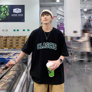 เสื้อยืดคอกลมแขนสั้นพิมพ์ลายโมโนแกรมทรงหลวมสำหรับผู้ชายและผู้หญิง เหมาะอย่างยิ่งสำหรับชุดใดๆ สไตล์สตรีท แฟชั่นฤดูร้อน