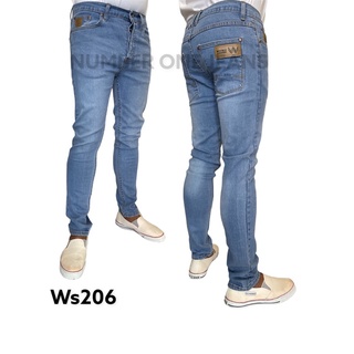 ภาพหน้าปกสินค้ากางเกงยีนส์ ขาเดฟ ผู้ชาย ผ้ายืด สียีนส์ฟอกซีด รุ่นws206 ที่เกี่ยวข้อง