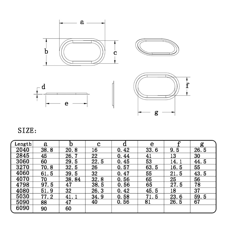 ภาพหน้าปกสินค้าGODD 2PCS Oval Shape Bass Diaphragm Rubber DIY Speaker Plate Passive Radiator Auxiliary Bass Vibration Plates 2040-6090 จากร้าน goddamnda.th บน Shopee