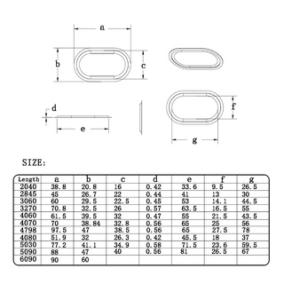 ภาพขนาดย่อของภาพหน้าปกสินค้าGODD 2PCS Oval Shape Bass Diaphragm Rubber DIY Speaker Plate Passive Radiator Auxiliary Bass Vibration Plates 2040-6090 จากร้าน goddamnda.th บน Shopee