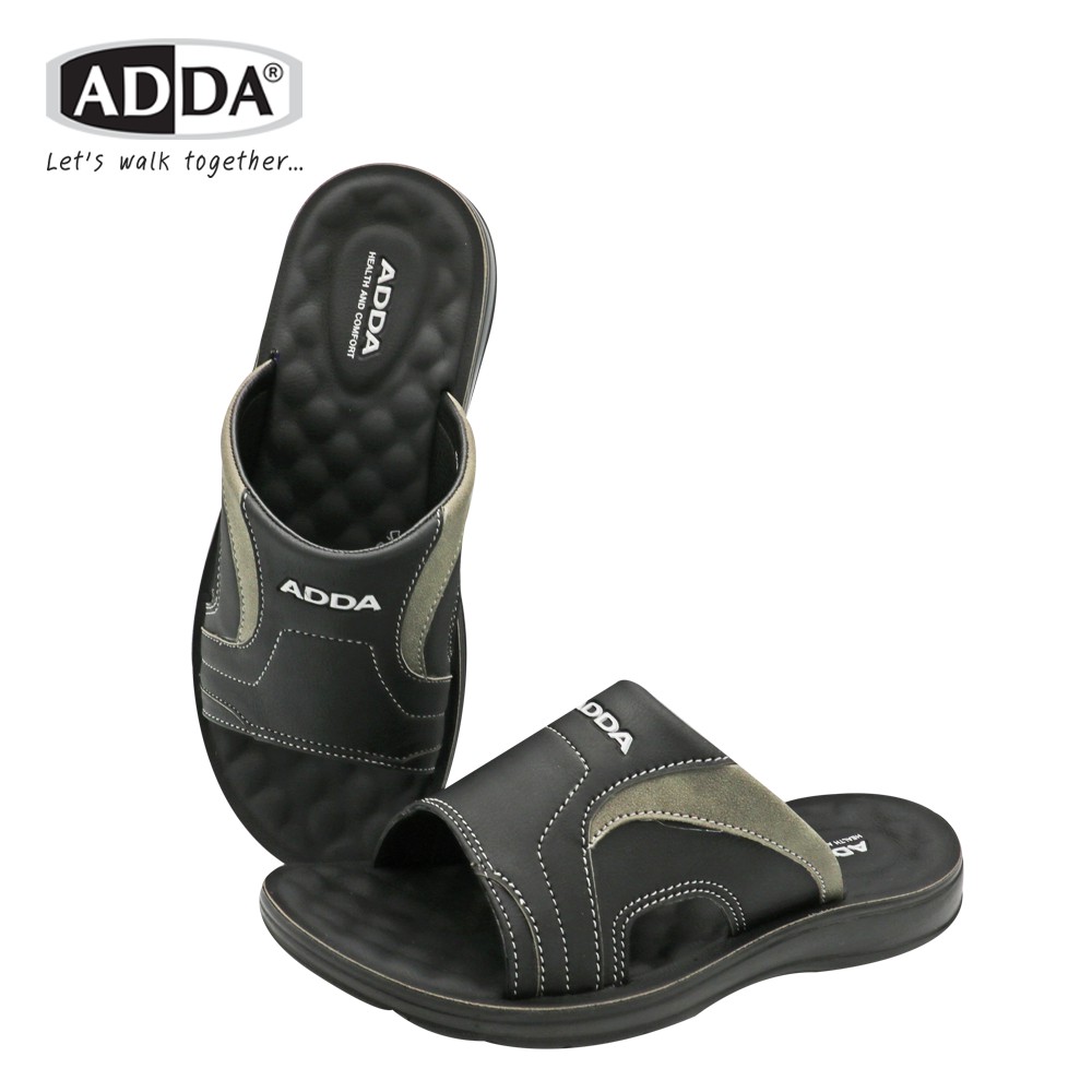 ภาพหน้าปกสินค้าADDA PU รองเท้าแตะลำลองแบบสวม รุ่น 73802M1 (ไซส์ 39-43) จากร้าน adda_online_shop บน Shopee