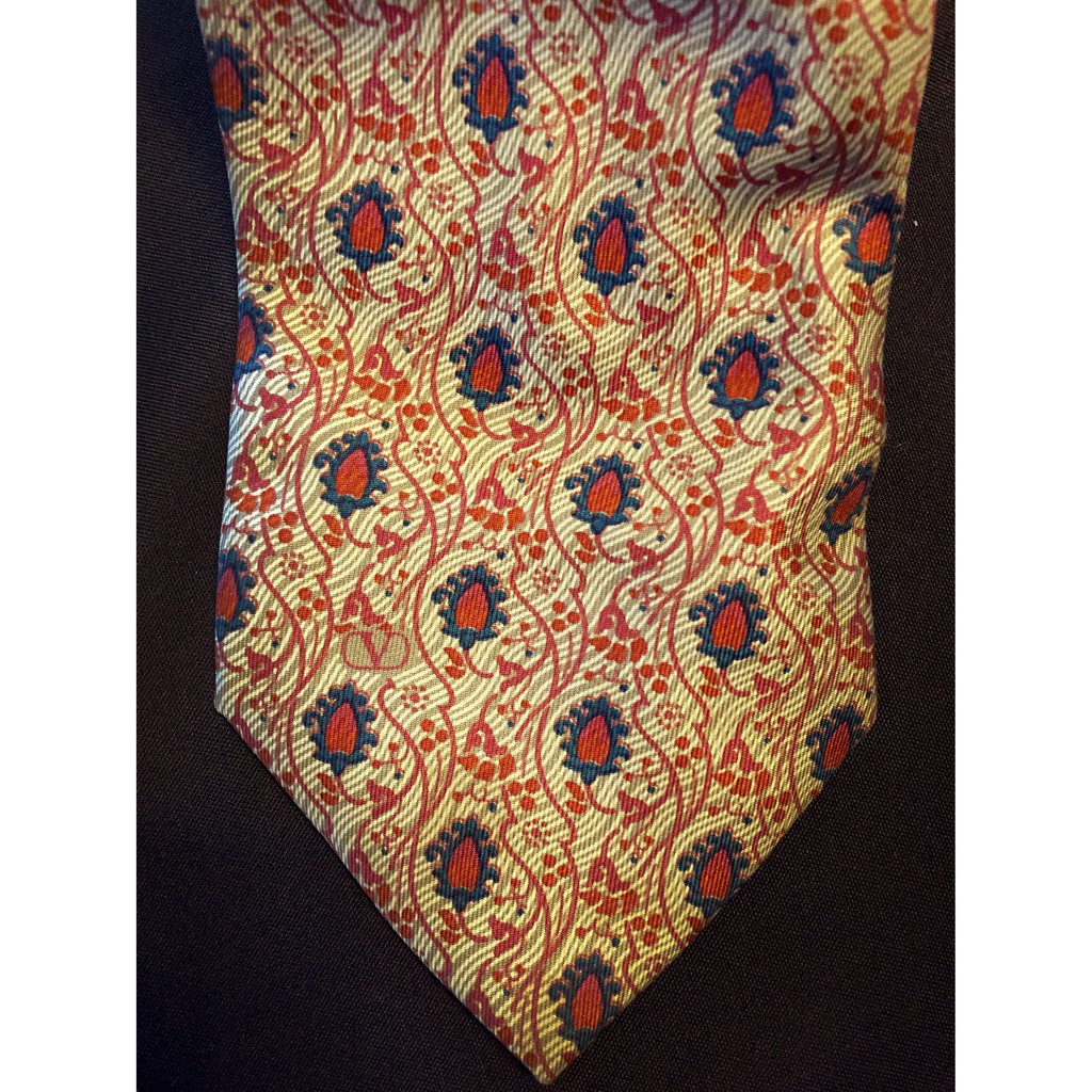 necktie-เนคไทแบรนด์เนม-valentino-ของแท้-มือสอง-สภาพดี-ราคาถูก