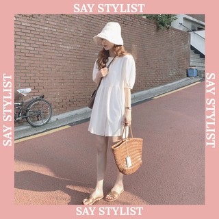 Saystylist | 3151# เดรส มินิมอล เกาหลี minimalist dress x vintage