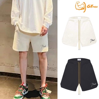 [GYMen]ผู้ชายกีฬาออกกำลังกายกางเกงขาสั้น  sports shorts Mens ผ้าคอตตอน ยืด ใส่สบาย ทรงหลวม ใส่ได้หลายโอกาส ไซส์ใหญ่ แฟชั่นฤดูร้อนของเกาหลี