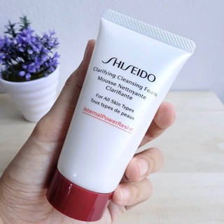 ❤️ไม่แท้คืนเงิน❤️ Shiseido Clarifying Cleansing Foam For All Skin Types(InternalPowerResist) 50ml. โฟมทำความสะอาดผิวหน้า