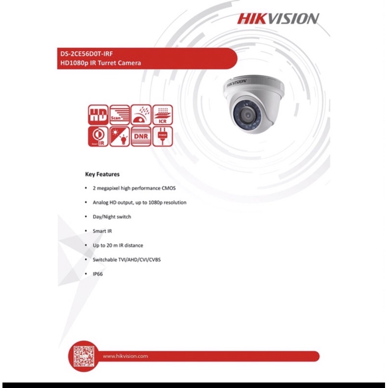 กล้องวงจรปิด-hikvision-ds-2ce56d0t-irf-2-8mm-รับประกัน-3-ปี