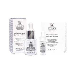 (แท้100%) Kiehls เซรั่มลดจุดด่างดำ เซรั่มลดรอยสิว Clearly Corrective Dark Spot Solution 4 ml / 15ml