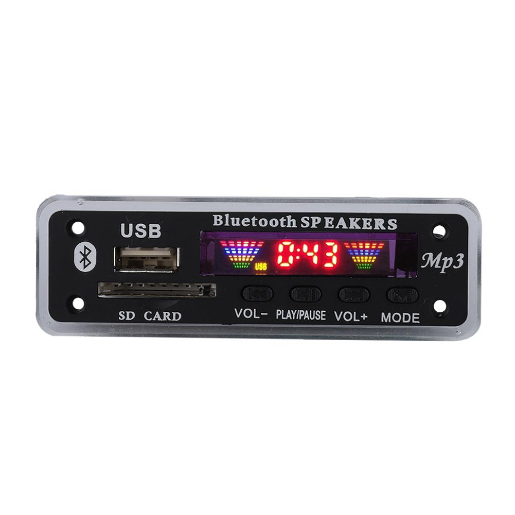 ราคาSDM01BT+U-DX Bluetooth 5.0 4 Colors Screen MP3 FM APE FLAC Decode Board Module