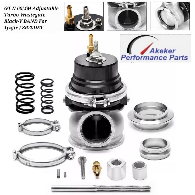 gt-ii-60mm-adjustable-turbo-wastegate-black-v-band-for-1jzgte-sr20det