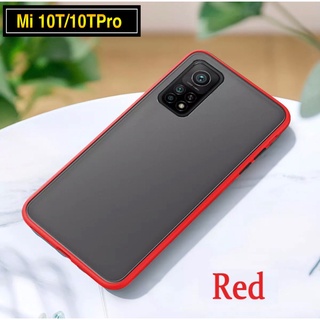 เคสกันกระแทก ปุ่มสีผิวด้าน CaseXiaomi Mi 10T / 10T Pro ขอบนิ่มหลังแข็ง เคสเสี่ยวมี่ Mi 10T