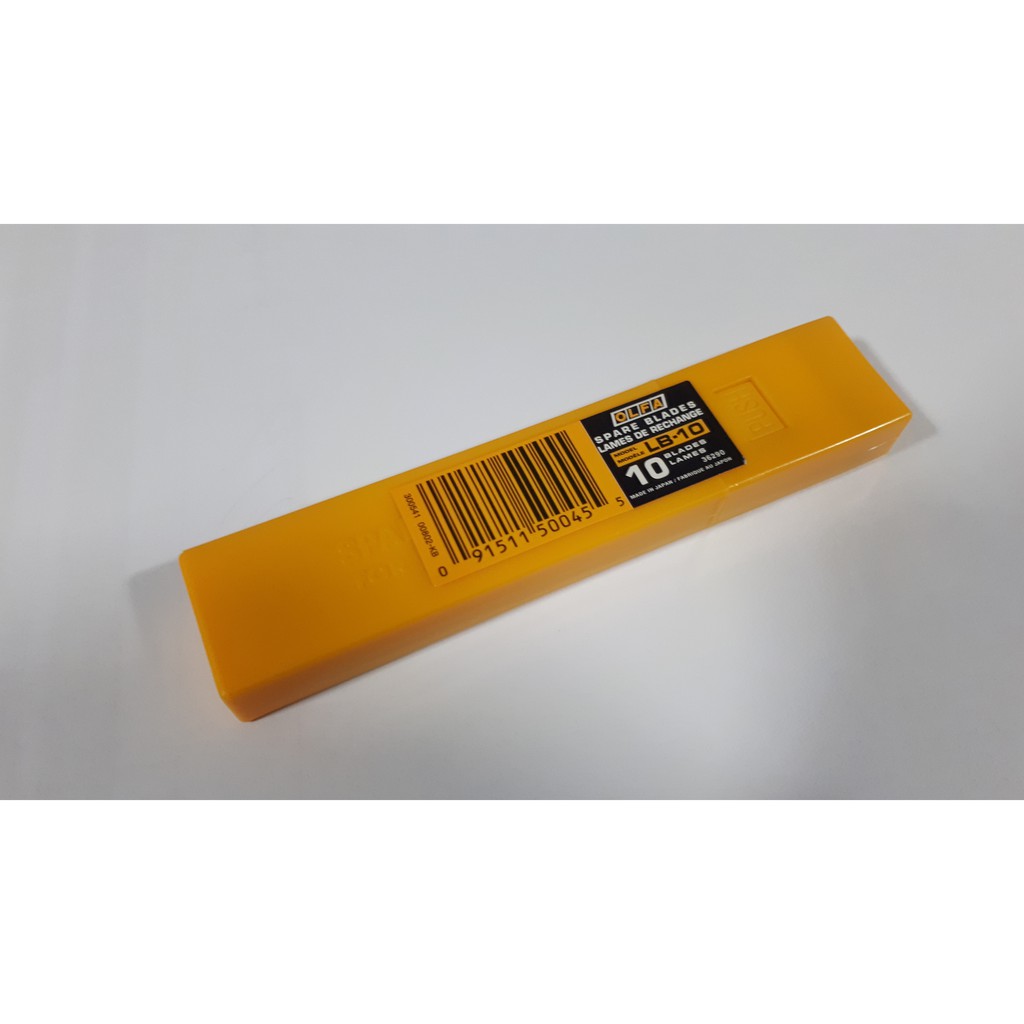 ใบมีดคัตเตอร์ OLFA SPARE BLADES LB10 ขนาด 18 มม. หนา 0.5 มม. Shopee Thailand
