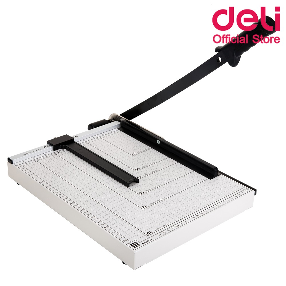 deli-8013-lever-paper-trimmer-แท่นเหล็กตัดกระดาษ-ขนาด-b4-380-x-300mm-แท่นตัดกระดาษ-ที่ตัดกระดาษ-อุปกรณ์สำนักงาน-school