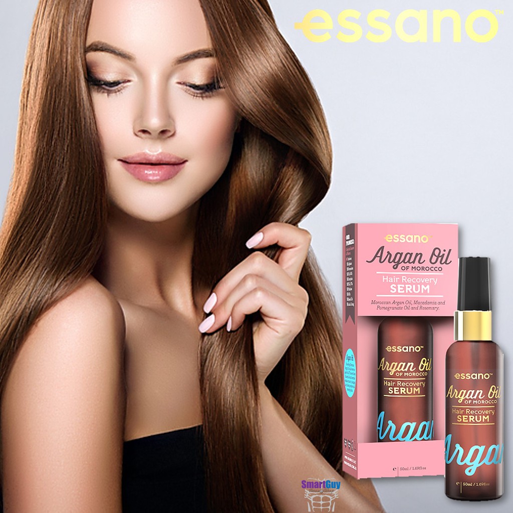 ESSANO Argan Oil Of Morocco Hair Recovery Serum 50ml. ผลิตภัณฑ์บำรุง