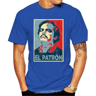 เสื้อยืดผ้าฝ้ายพิมพ์ลายคลาสสิก พร้อมส่ง เสื้อยืดลําลอง แขนสั้น พิมพ์ลาย Pablo Escobar El Patron Drug Lordadult And Tee ห