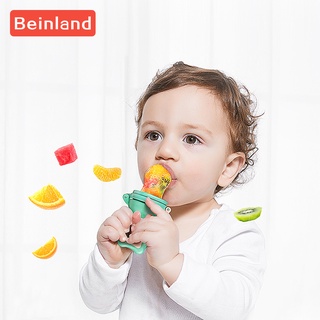 Beinland Kids Fruit Feeder Nipples Feeding Safe Supplies New Baby Pacifiers Feeder Cartoon Gift Fresh Food Nibbler