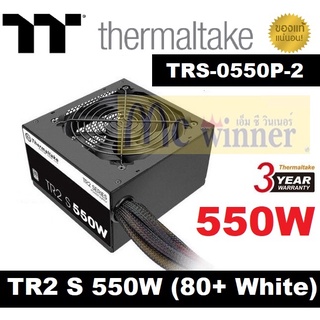 POWER SUPPLY (อุปกรณ์จ่ายไฟ) THERMALTAKE TR2 S 550W (80+ White) (TRS-0550P-2) - สินค้ารับประกัน 3 ปี