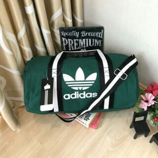 Adidas Sport Travel &amp; Luggageเเท้💯 กระเป๋าเดินทางทรงหมอนสไตล์สปอร์ตขนาดกลางวัสดุผ้าแคนวาส